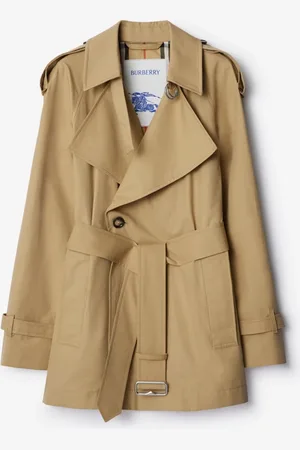 Burberry Veste trench en gabardine, Size: 06