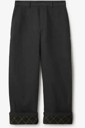 Burberry Pantalon charpentier en coton, Size: 56