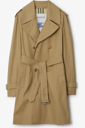 Burberry Trench mi-long en coton mélangé, Size: 08