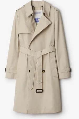 Burberry Trench mi-long en coton mélangé, Size: 08