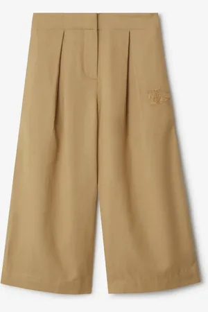 Burberry Pantalon à plis en coton mélangé, Size: 12Y