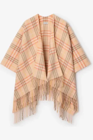 Burberry Cape en laine et cachemire Check