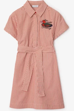 Burberry Robe chemise en coton avec canard, Size: 4Y