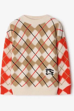 Burberry Pull en laine argyle, Size: 6Y