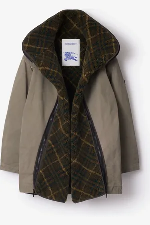 Burberry Parka en coton avec gilet amovible, Size: XS