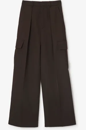 Burberry Pantalon cargo en laine, Size: 06