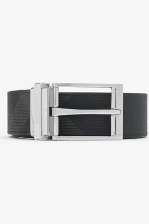 Burberry Ceinture réversible en cuir et Check, Size: 85