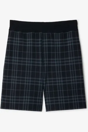 Burberry Short en mélange de coton stretch Check