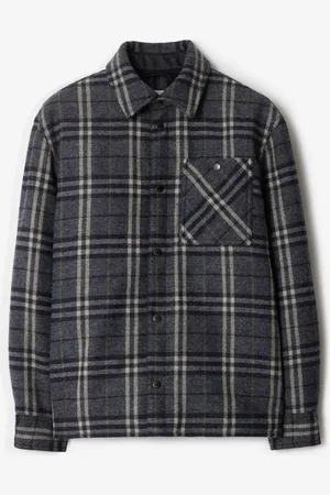 Burberry Surchemise en laine Check