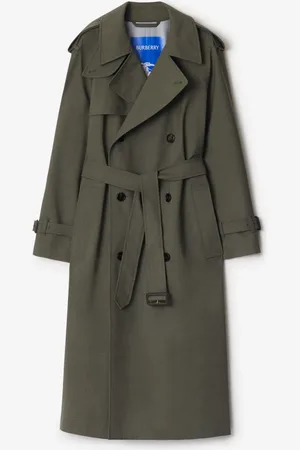Burberry Trench long en laine stretch, Size: 06
