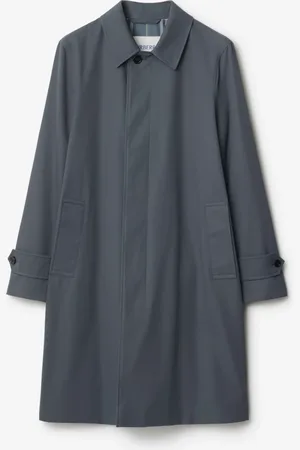 Burberry Paletot long en gabardine, Size: 48