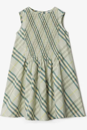 Burberry Robe en coton Check, Size: 3Y