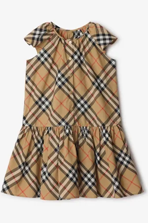 Burberry Robe en coton Check, Size: 10Y