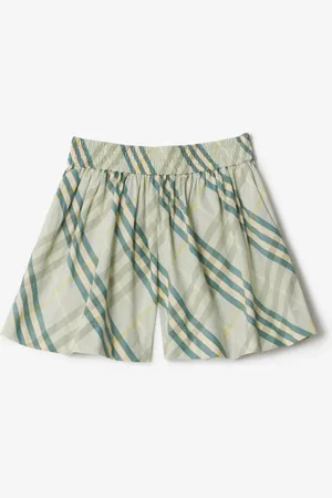 Burberry Short en coton Check, Size: 10Y
