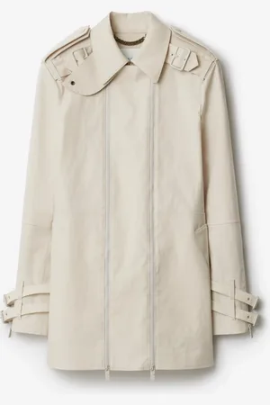 Burberry Veste trench en coton lié, Size: 44