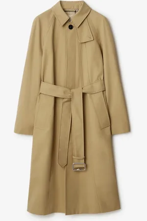 Burberry Paletot long en sergé de coton, Size: 04