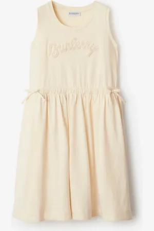 Burberry Robe en coton à logo, Size: 14Y