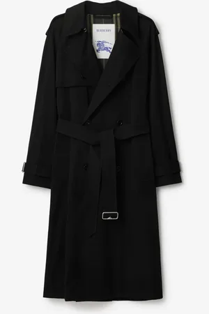 Burberry Trench long en gabardine, Size: 46