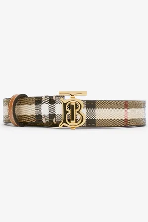 Burberry Ceinture TB Check, Size: S