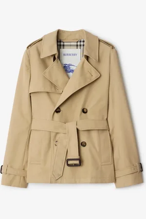 Burberry Veste trench en coton mélangé, Size: 02