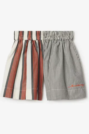 Burberry Short rayé en coton, Size: 8Y