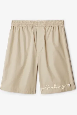 Burberry Short en coton avec logo corde, Size: XXL