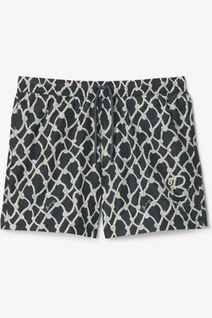 Burberry Short de bain en nylon à motif corde, Size: XS