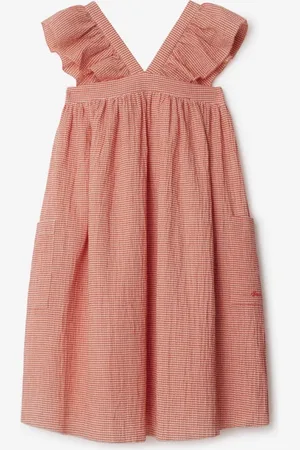 Burberry Robe en coton vichy, Size: 6Y