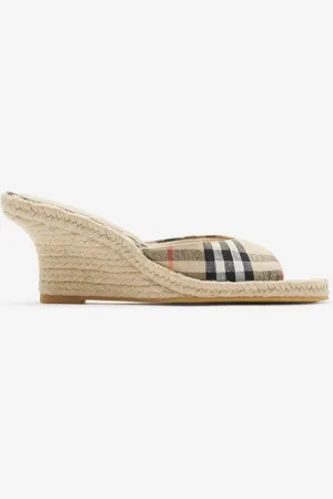 Burberry Mules espadrilles Mews Check​, Size: 39