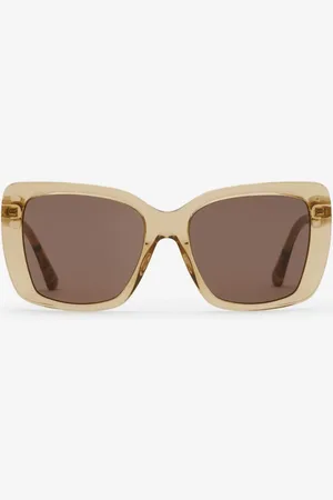 Burberry Lunettes de soleil carrées tubulaires Check​