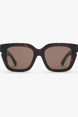 Burberry Lunettes de soleil carrées Check incrusté