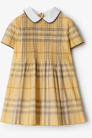 Burberry Robe en coton Check, Size: 6M