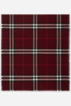 Burberry Écharpe large en laine Check