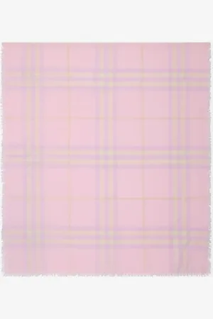 Burberry Écharpe large en laine Check
