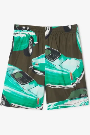 Burberry Short en popeline de coton à imprimé Car, Size: XXL