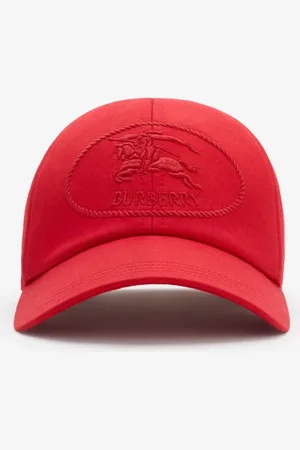 Burberry Casquette de baseball en gabardine Knight, Size: M