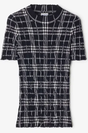 Burberry Haut en laine mélangée Check