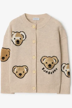 Burberry Cardigan en laine Thomas Bear, Size: 8Y