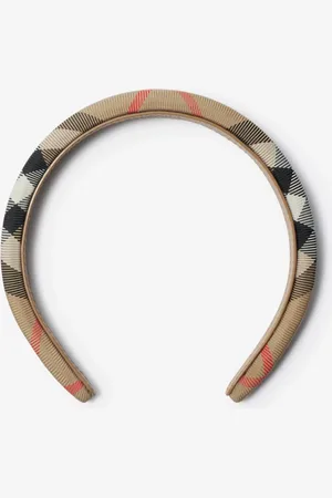 Burberry Serre-tête en nylon Check, Size: OS