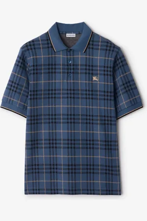 Burberry Polo en coton Check, Size: XXL