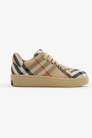 Burberry Sneakers en coton check, Size: 33