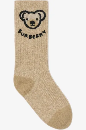 Burberry Chaussettes en laine mélangée Thomas Bear, Size: 30-32