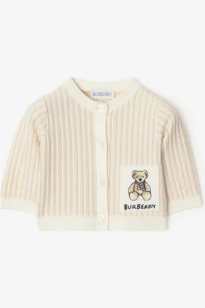 Burberry Cardigan en coton Thomas Bear, Size: 1M