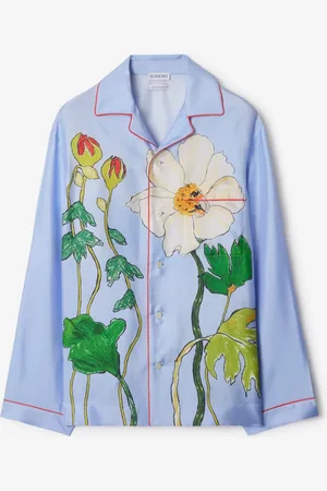 Burberry Chemise pyjama en soie Highgrove Honeybee, Size: 04