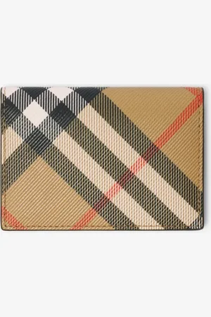 Burberry Porte-cartes à rabat Check