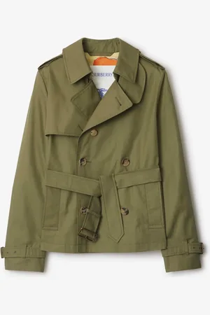 Burberry Veste trench en gabardine Highgrove, Size: 12