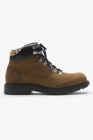 Burberry Bottines de randonnée Moor en cuir velours​, Size: 42