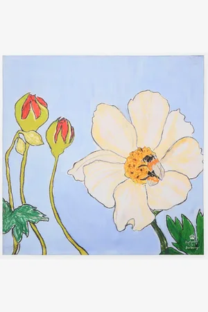 Burberry Foulard en soie Highgrove Honeybee