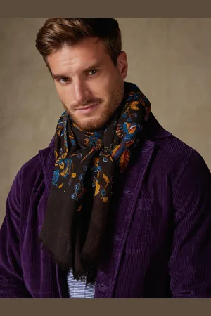 Café Coton Écharpe marshall à motifs automnales