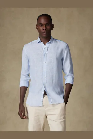 Café Coton Chemise ted en lin à rayures